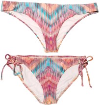 2 Set Raisins Pink Striped Women Side-Tie Hipster and Cheeky Bikini Bott... - $12.86