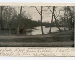 The Rancocas Creek Undivided Back Postcard 1906 Mount Holly New Jersey  - $17.82