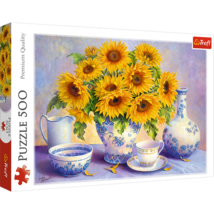 500 Piece Jigsaw Puzzles, Sunflowers, Plant and Flower Puzzles, Painting - $30.67
