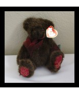 Ty Attic Treasures Martina the Brown Bear &quot;Roses Are Red&quot; Fully Jointed ... - $10.88