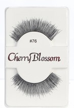 Cherry Blossom Eyelashes Model# 76 -100% Human Hair Black 1 Pair Per Pack - £1.49 GBP+