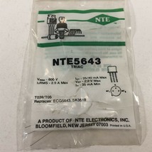 (1) NTE5643 TRIAC, 2.5A - $9.49