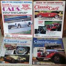 1984 Classic Cars &amp; Special Interest Auto Magazines Lot Set Of 4 See Pic... - $18.99