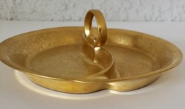 22 Karat Gold  Demitasse Divided Dish Pickard  USA - £66.52 GBP