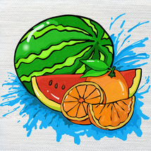 Digital Wall Art - Title: Harvest Harmony - $85.47 MXN