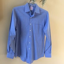 Brooks Brothers Traditional Fit Blue Dress Shirt - £11.54 GBP