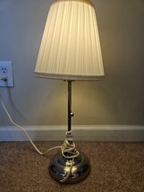 Ikea Arstid 21.5 in. Nickel Plate Stick Table Lamp B9819-1 Pull String - $23.74