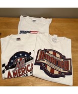 Vintage Lot Americana TShirts Large 3 2000s Lifters Hanes - $41.66 CAD
