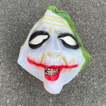 Dark Knight Joker Halloween Costume Mask Adult Medium Rubber Rubies Costumes - £9.28 GBP