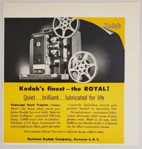 1954 Print Ad Kodak Kodascope Royal Projectors Eastman Rochester,New York - $9.88