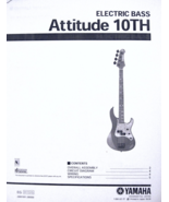 Yamaha Attitude 10TH Bass Guitar Service Manual and Parts List Booklet. - $16.65 CAD