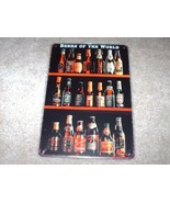 New &quot;Beers Of The World&quot; Tin Metal Sign 8&quot; X 12&quot; 20 Beers - £19.76 GBP