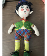 Vintage Cloth Pinocchio 1970's Very Nice Rare