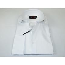 Men's Axxess Turkey Shirt 100% Egyptian Cotton 224-04 French Cuffs White image 4