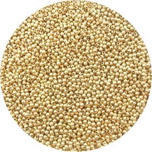 Gold Spacer Beads Round Metal Plated Acrylic 4mm Jewelry Findings Set Bu... - $5.05