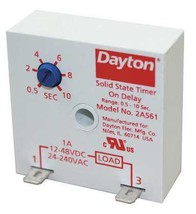 Dayton 2A561 Encapsulated Timer Relay, 1A, Solid State, Function - Timing - £46.14 GBP