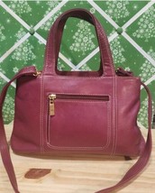Sonoma Life &amp; Style Mauve Handles Handbag Or Crossbody - £9.51 GBP