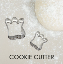 Paw Shape Tin Plated Steel Cookie Cutter 1pc - £1.49 GBP