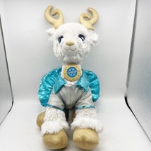 Build A Bear Golden Glisten Plush Reindeer Light Up Antlers 19&quot; Bab With Outfit - £35.26 GBP