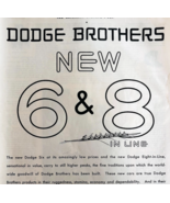 1930 Dodge Brothers 6 &amp; 8 Advertisement Automobilia Eight In Line DWWW10 - $42.03 CAD