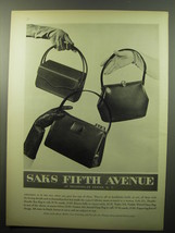 1950 Saks Fifth Avenue Coblentz Handbags Advertisement - £14.85 GBP