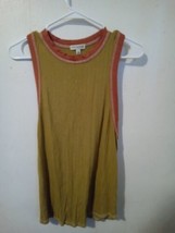 EarthBound Womans Sleeveless Pale Green Tank Top Sz L 9053ARE - £12.17 GBP