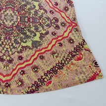 Cato Women's Yellow Multicolor Paisley Flower Midi Pull-On Skirt Size 18/20W image 5
