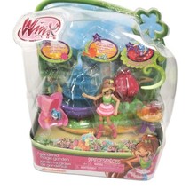 Winx Club Nickelodeon Gardenia Magic Garden Play Set Flora &amp; Kikko Sealed New - £80.72 GBP