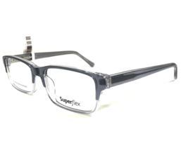 SuperFlex Eyeglasses Frames SF-568 S403 Gray Clear Rectangular 54-16-140 - £47.65 GBP