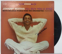 Johnny Mathis Signed Autographed &quot;I&#39;ll Buy You a Star&quot; Record Album - COA Card - £39.32 GBP