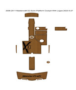 2006-2011 Mastercraft X2 Swim Platform Cockpit Pad Boat EVA Foam Teak Fl... - $1,088.05 CAD