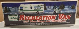 Hess 1998 Recreation Van With Dune Buggy and Motorcycle Vintage New Ligh... - $29.69