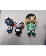 Ryan&#39;s World Lot 3 Pieces Panda Soccer Player Professor - $9.99