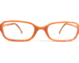 Vintage La Eyeworks Brille Rahmen ZERO 901 Pastell Orange Marmor 47-19-120 - £51.02 GBP