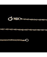 14K YG Over Sterling Silver Singapore Chain (18 in)  #JN1090 - £14.33 GBP