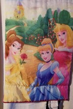 Disney Princess Sleeping Bag Cinderella Aurora Belle Youth Sleep overs Pink - £11.82 GBP