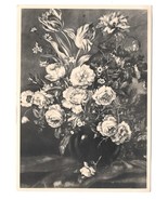 Blumenstuck Jos Burger Flower Painting Heinrich Hoffmann RPPC 4X6 Postcard - $9.11 CAD