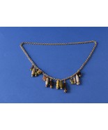 Jewelry-SKU#x152/Vintage Art Designer Charm Jewelry Chain Necklace beads... - $19.80