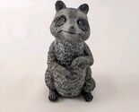 ​Small Resin Raccoon Figurine Sitting Wildlife Animal Lodge Cabin Decor ... - $15.99
