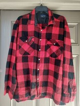 Vintage 90&#39;S Men&#39;s Flannel Wool Shirt 100% Acrylic SZ XL BACKPACKER - £13.87 GBP