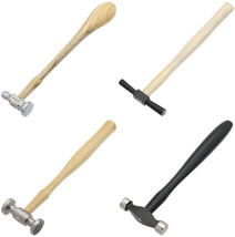 Chasing, Embossing, Texturing, &amp; Planishing Hammers for Crafts Metalworking Jewe - £45.02 GBP