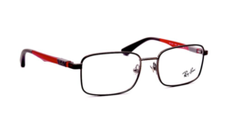 New RAY-BAN Junior RB1043 4040 Gunmetal Authentic Eyeglasses Frame 48-16-125 - £37.07 GBP