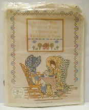 Holly Hobbie Vintage 1978 Cross Stitch Sampler Kit #0384 Paragon Open Pkg - £34.03 GBP