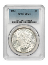 1883 $1 PCGS MS65 - $254.63