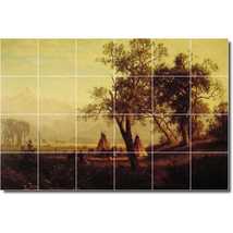 Albert Bierstadt Landscape Painting Ceramic Tile Mural P00585 - £185.34 GBP+