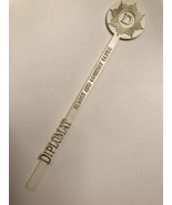 Diplomat Resort and Country Clubs Swizzle Stick Stir Florida White - $4.55 CAD