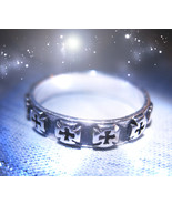 HAUNTED RING TEMPLARII ARCANA TEMPLAR RING OF 33 MYSTERIES RARE MAGICK C... - $9,401.41 MXN