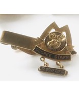 Vintage Loyal Order of Moose Jr. Governor 10K Morgan&#39;s Tie Bar Clip 9.5 ... - €64,34 EUR