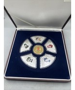2008 Beijing OlympicMascot “Friendlies”Commemorative Medallion Set  With... - $174.52 CAD