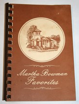 Vintage MARTHA BOWMAN United Methodist Church Macon Georgia Cookbook Recipes - £14.86 GBP